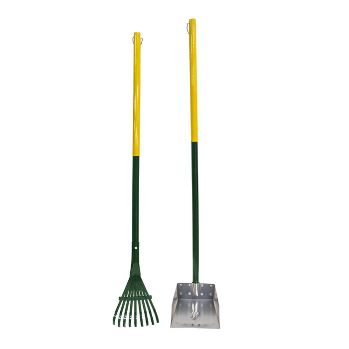 Dog Rake & Scooper Set for Pet Waste Pick-up - Small