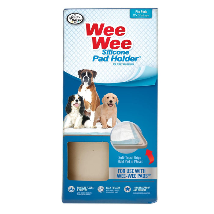 Wee-Wee Silicone Dog Housebreaking Pad Holder, 22" x 23" - 22" x 23"