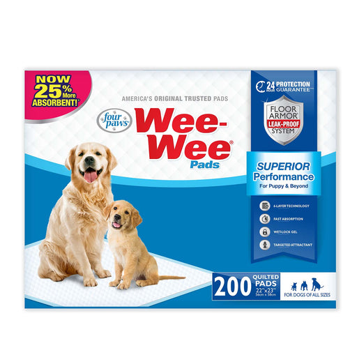 Wee-Wee Superior Performance Dog Pee Pads - 200ct