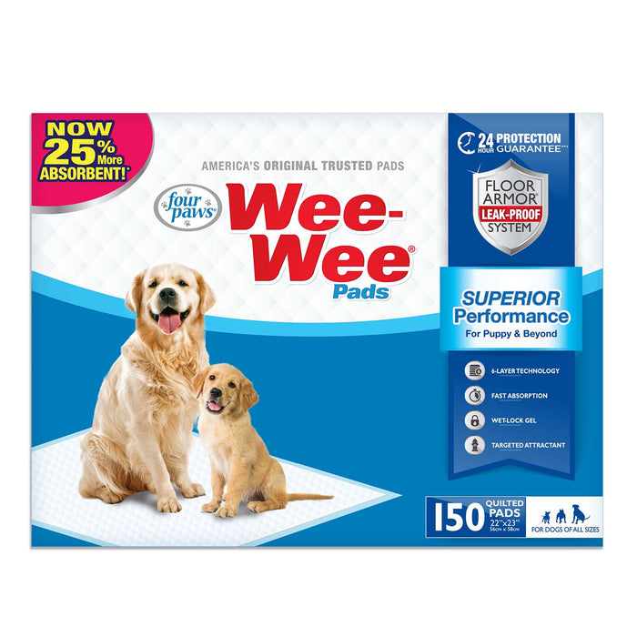 Wee-Wee Superior Performance Dog Pee Pads - 150ct