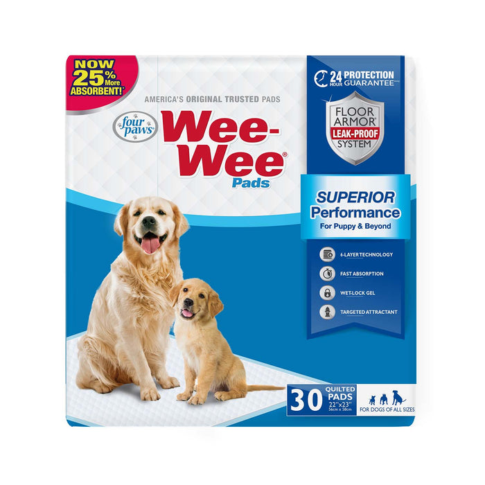 Wee-Wee Superior Performance Dog Pee Pads - 30ct