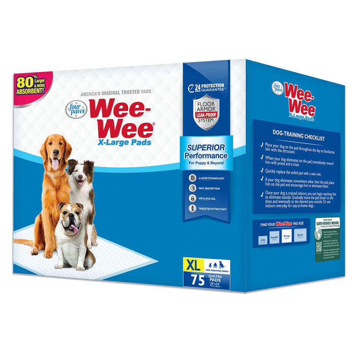 Wee-Wee Superior Performance X-Large Dog Pee Pads - 75ct