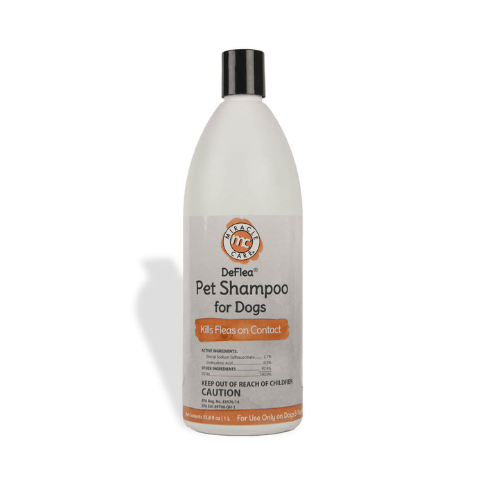 DeFlea Shampoo for Pets, Ready to Use - DeFlea RTU Shampoo, 33.8 oz  