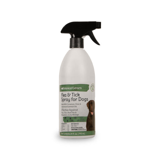 Natural Flea & Tick Spray, 24 oz -   