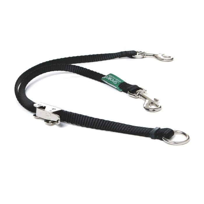 Double Dog Leash & Coupler - Double Dog Coupler, Black only  