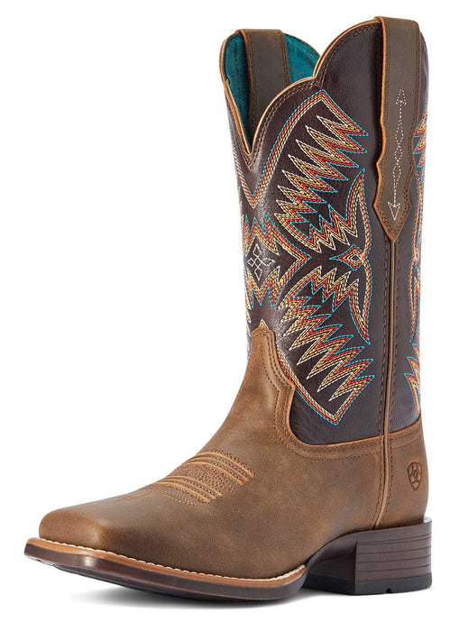 Ariat Women's Odessa StretchFit Western Boot, Fateful Brown - 10  