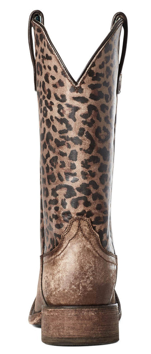 Ariat Women's Circuit Savanna Cheetah Western Boot, Naturally Distressed Brown - 11  