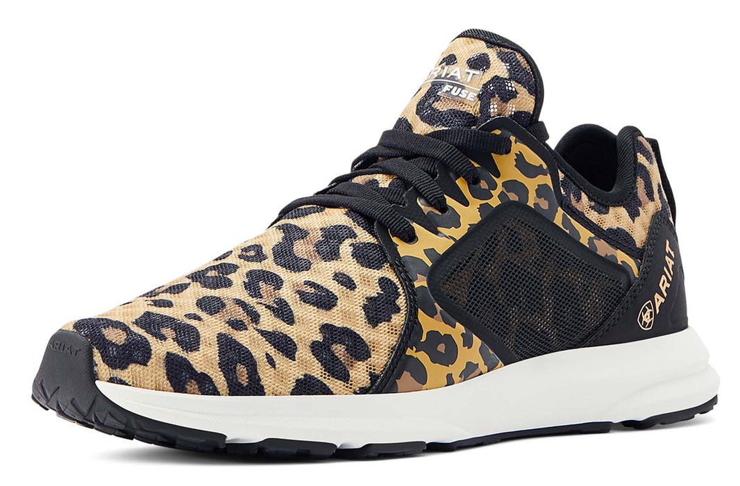 Ariat Women's Fuse Tennis Shoes, Leopard Print - 7  