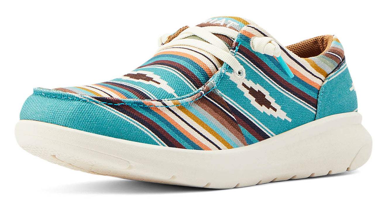 Ariat Women's Hilo Shoes - Turq Serape 6 