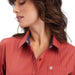 Ariat Women's Wrinkle Resist Kirby Stretch Shirt, Bossa Nova - MED  