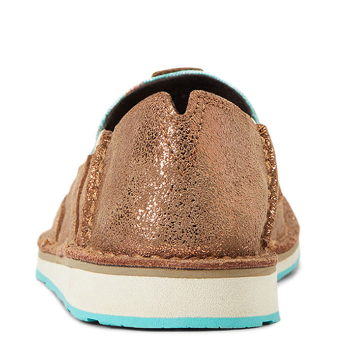 Ariat Women's Cruiser, Copper Metallic/Bucking Turquoise - 8  