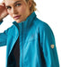 Ariat Women's Agile Softshell Jacket, Mosaic Blue - Medium  