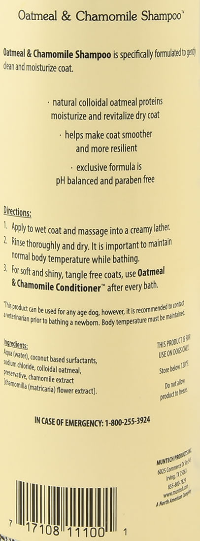 Natural Chemistry Oatmeal & Chamomile Conditioner - Natural Chemistry Oatmeal & Chamomile Shampoo  