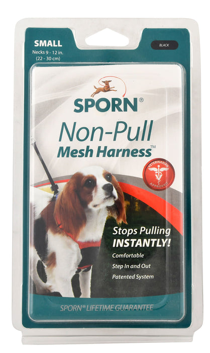 Sporn Non-Pulling Mesh Harness, Small - Black  