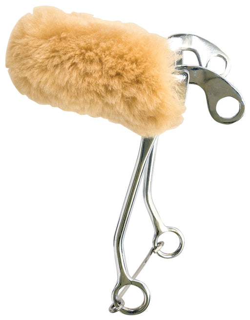 Merino Sheepskin Hackamore Cover, 10" - Tan  