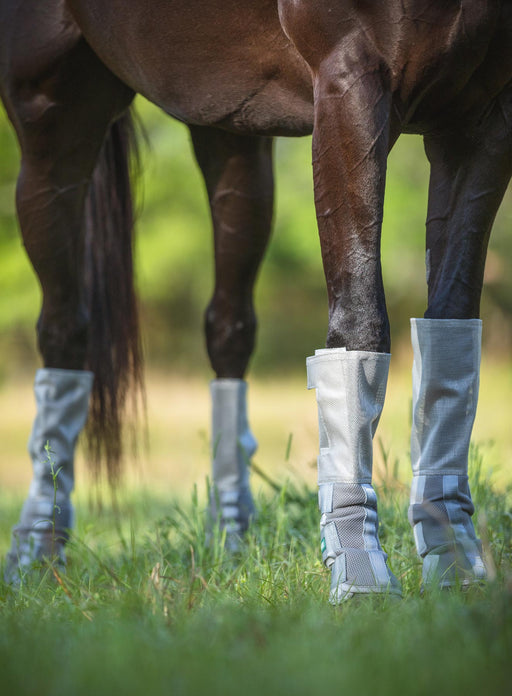 4 - pk Rambo Tech - Fit Fly Boots, Silver - Jeffers - Horse Supplies > Horse Boots & Leg Wraps