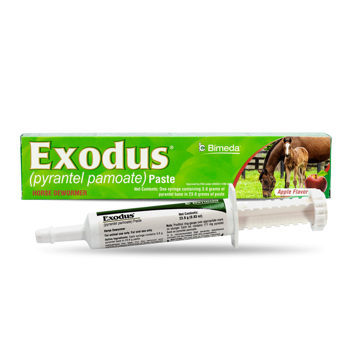Exodus Pyrantel Pamoate Horse Dewormer Paste