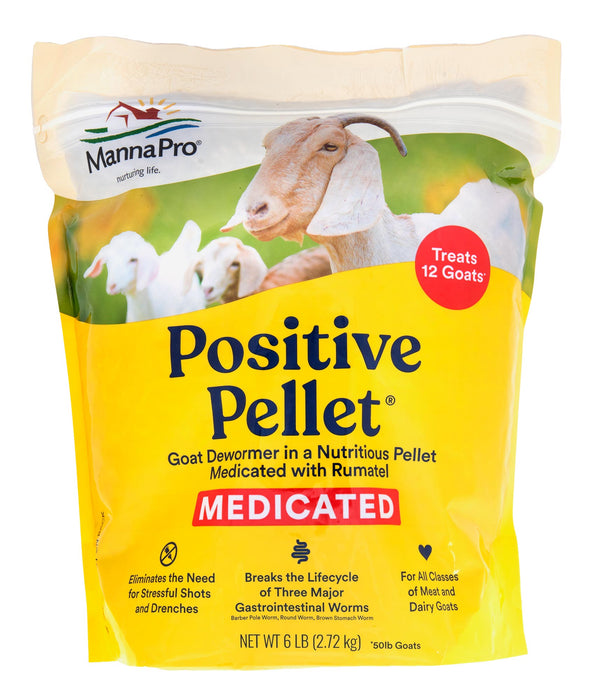 Positive Pellet Goat Dewormer - Positive Pellet Goat Dewormer,  6 lb bag  