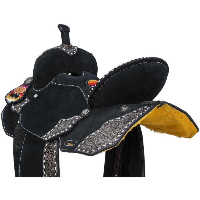 Royal King Pecos Saddle - Black 15 in 