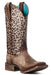 Ariat Women's Circuit Savanna Cheetah Western Boot, Naturally Distressed Brown - 6.5  