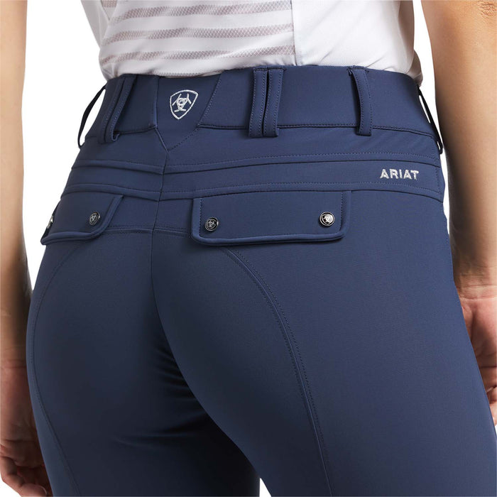 Ariat Tri Factor EQ Grip Knee Patch Breech - Blue Nights 24R 