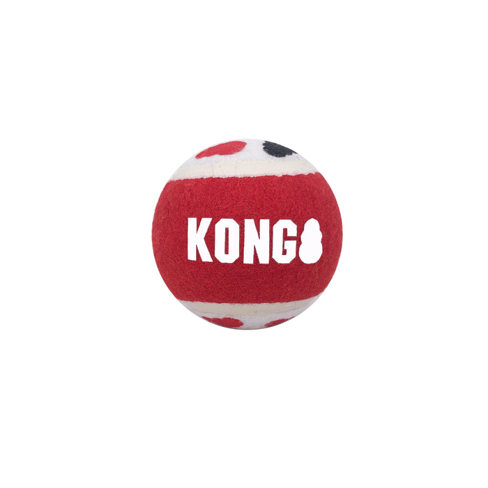 KONG Signature Fetch Balls for Dogs, 4 pk - SM  