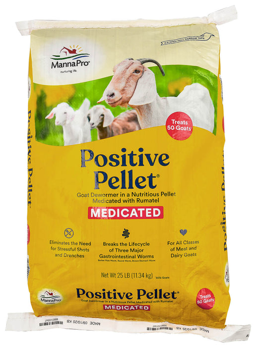 Positive Pellet Goat Dewormer - Positive Pellet Goat Dewormer, 25 lb bag  