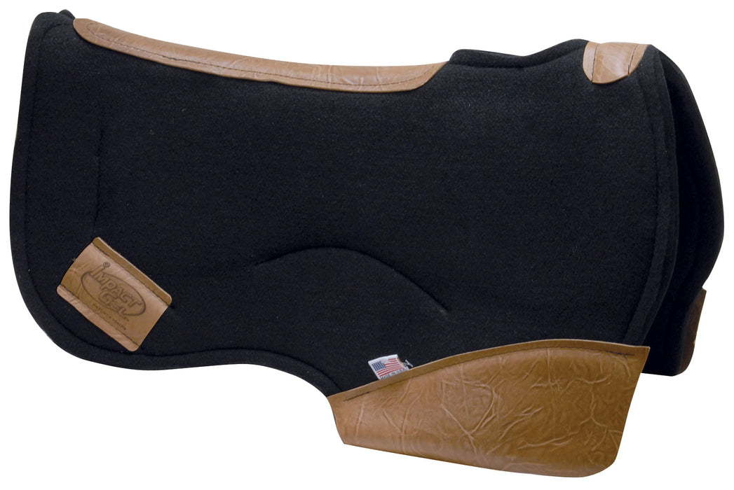 Contour Impact Gel Barrel Saddle Pad, 28" x 13" -   