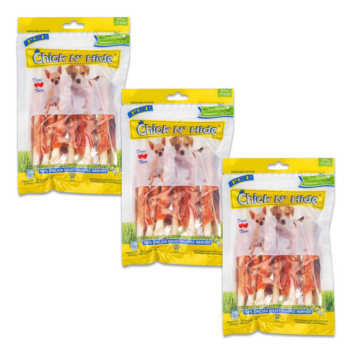 5" Chick N' Hide, 6 ct - PCI2J-3K - 5" 6ct - Chicken and Beef - 3 - 4