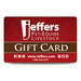 Jeffers Gift Cards - $100  