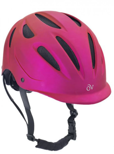 Ovation Metallic Protege Helmet - Metallic Fuchsia Large/XLarge 