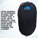 Oval Stock Tank Cover, Waterproof, Rip Proof, Tough Keeps Tanks Clean - 100 gallon  