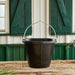 Heated Flat-Back Rubber Bucket - 18 qt  