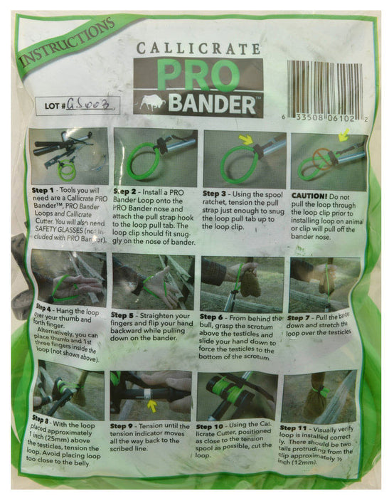 Callicrate PRO Bander Loops - Callicrate PRO Bander Loops, Bag of 25  