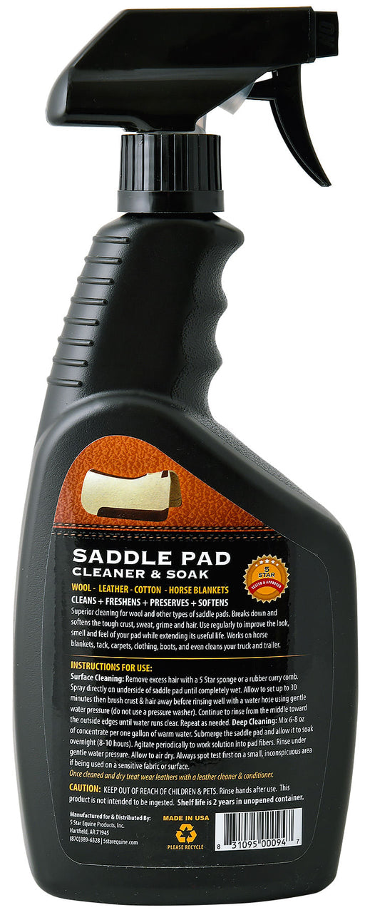 5 Star Saddle Pad Cleaner & Soak -   