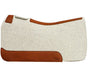 "The Barrel Racer" 5 Star Saddle Pad, 3/4" Natural -   