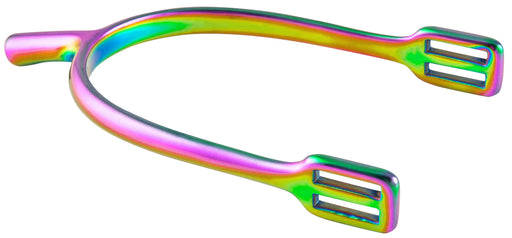 Centaur Titanium Prince of Wales Ladies Spurs - Rainbow  