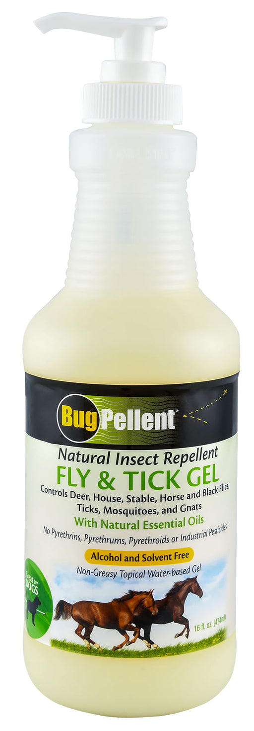 BugPellent Natural Fly & Tick Gel - 16 oz BugPellent Gel  