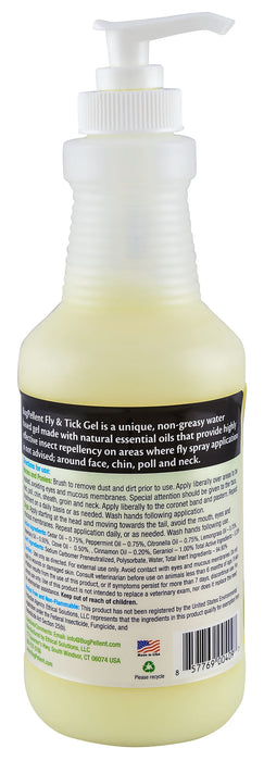 BugPellent Natural Fly & Tick Gel - 16 oz BugPellent Gel  