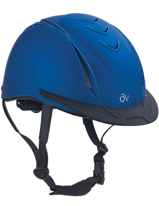 Ovation Metallic Deluxe Schooler Helmet - Blue Large/XLarge 