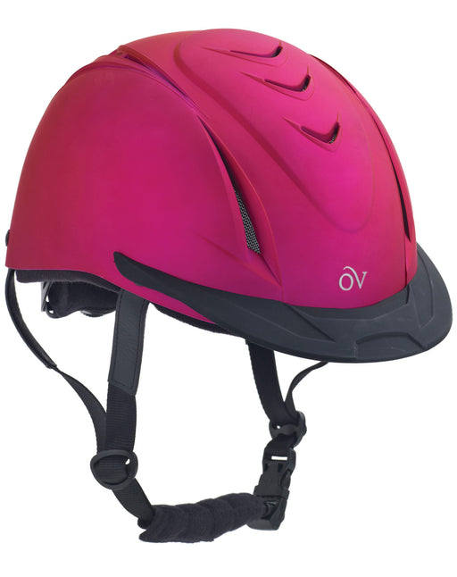 Ovation Metallic Deluxe Schooler Helmet - Fuchsia Large/XLarge 