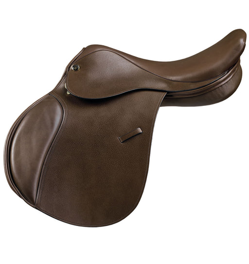 Camelot Adult Close Contact Saddle, Brown - 17 in Seat Medium 