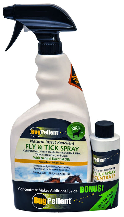 BugPellent Fly & Tick Spray, 32 oz -   