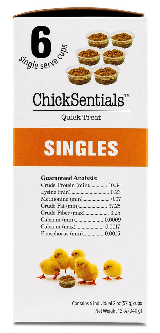 6 - pk ChickSentials Single Serve Cups - Jeffers - Poultry Supplies > Poultry Supplies