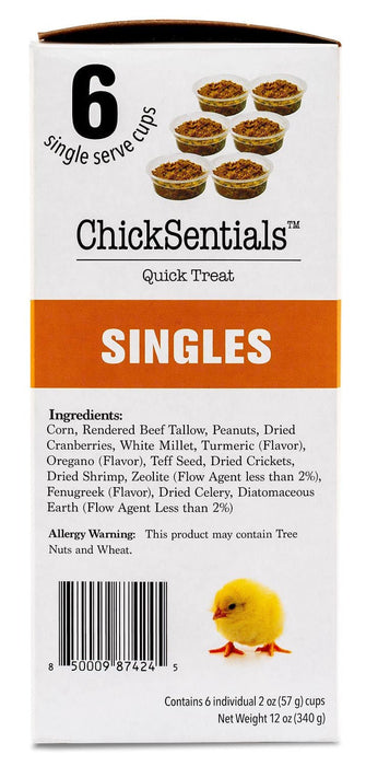 6 - pk ChickSentials Single Serve Cups - Jeffers - Poultry Supplies > Poultry Supplies