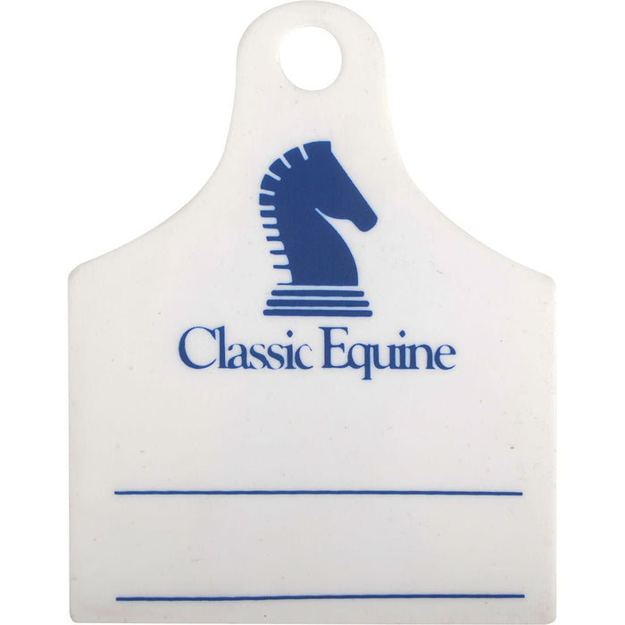 6 - pk Classic Equine ID Tag, White - Jeffers - Farm & Ranch Supplies > Identification & Ear Tags