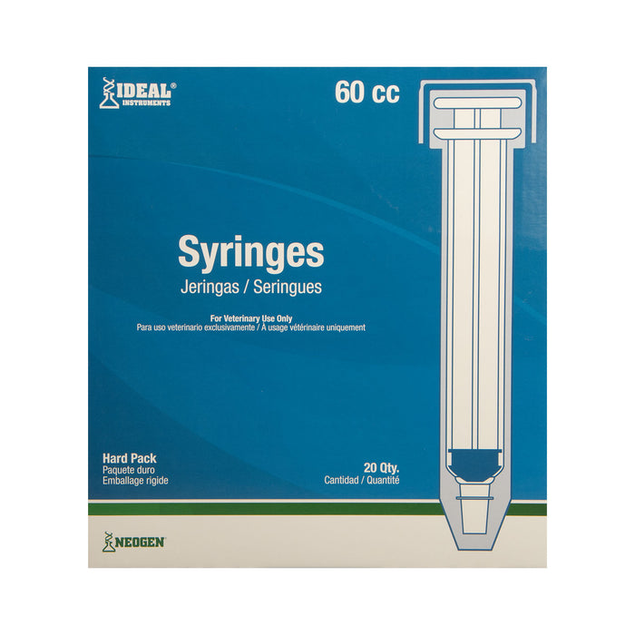 Ideal Luer Lock Syringes, Boxes - 60 mL (20 count) - Monoject L.L. Syringe  