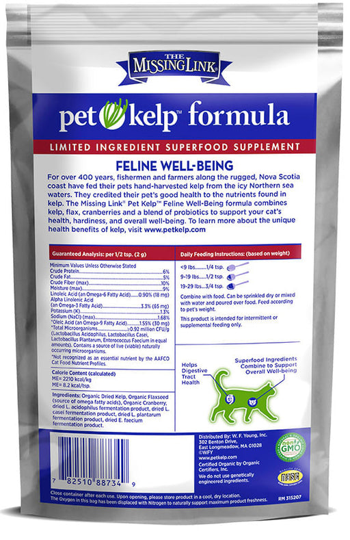 Missing Link Pet Kelp Feline Well-Being Formula -   