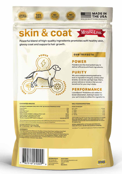 The Missing Link Ultimate Skin & Coat - 1 lb Missing Link Canine Formula  