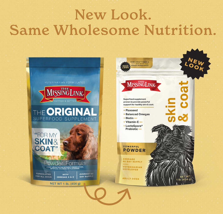 The Missing Link Ultimate Skin & Coat - 1 lb Missing Link Canine Formula  